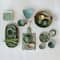 Hello Honey® 5" Teal Round Stoneware Bowl with Reactive Crackle Glaze, 4ct.